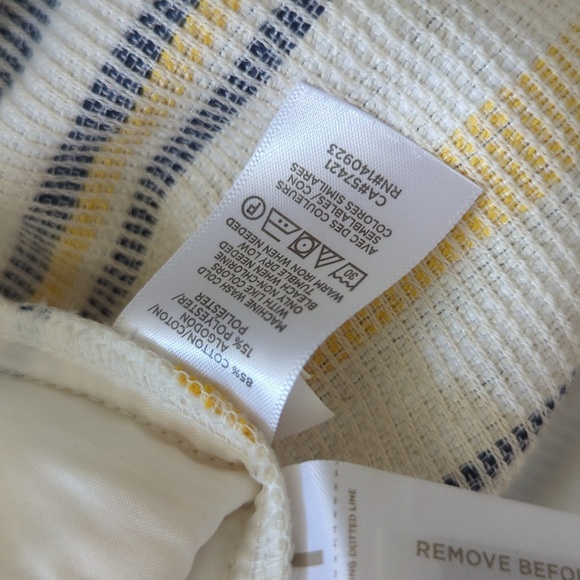 J Crew Striped Riviera Shorts with 4 Inch Inseam Length - Picture 8 of 8